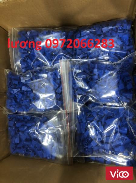 Đầu bọc chụp hạt mạng Cat5 Cat6 loại rẻ đủ màu