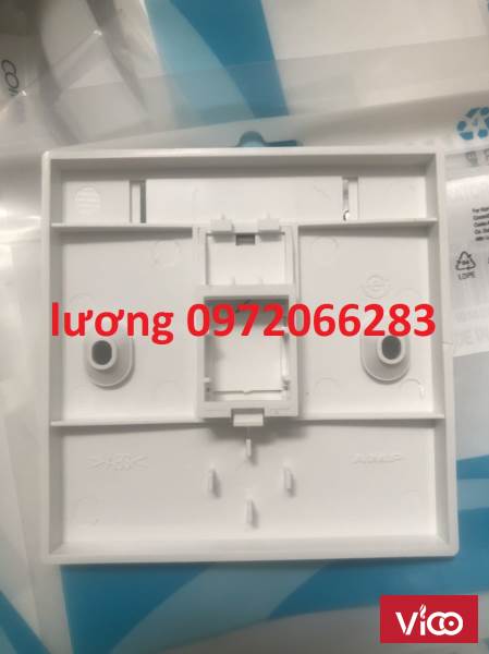 Mặt 1 Port Wallplate AMP Face Plate 18590491 mặt nạ vuông