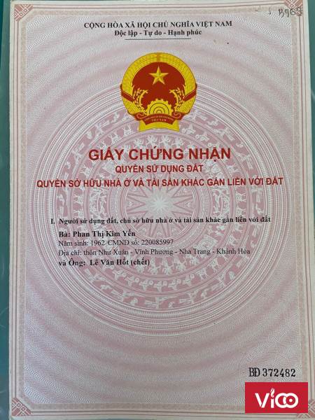 Chính chủ cần bán nhanh 1lô đất Vĩnh Phương