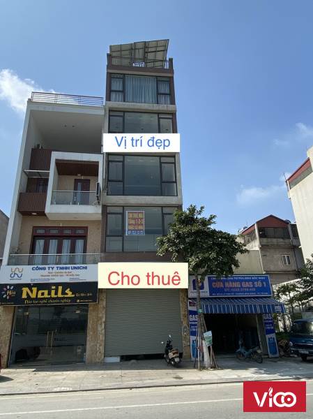Chính chủ cho thuê nhà mặt phố Lý Thái Tổ, Từ Sơn, Bắc Ninh DT 100m2x6 tầng Giá 20tr/th LH