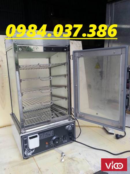 Tủ trưng bày hấp nóng bánh bao mini