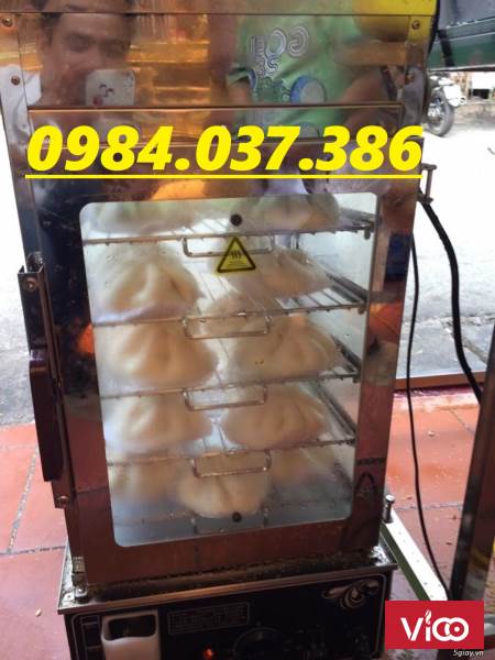 Tủ trưng bày hấp nóng bánh bao mini