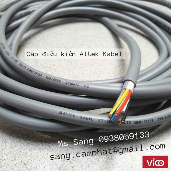 Cáp điều khiển ct 10052 Altek Kabel
