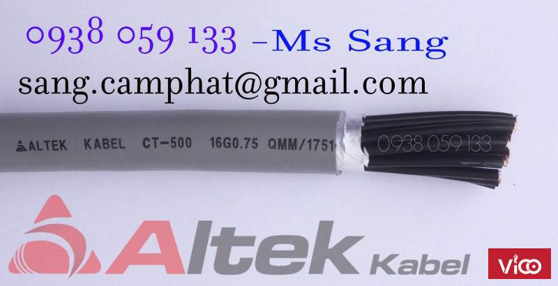 Cáp điều khiển ct 10052 Altek Kabel