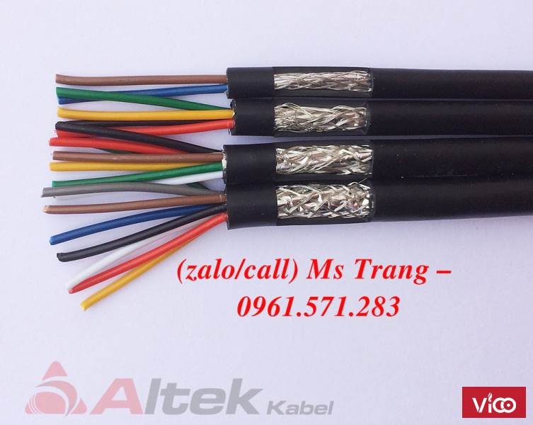 Cáp tín hiệu chống nhiễu quy cách 2468 lõi