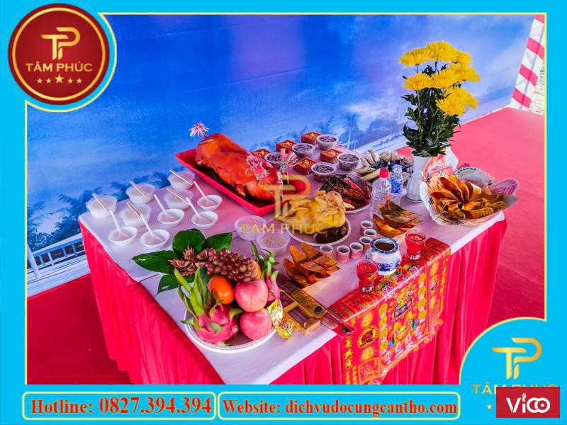 Đặt mâm cúng động thổ trọn gói