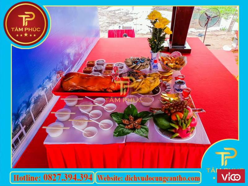 Đặt mâm cúng động thổ trọn gói
