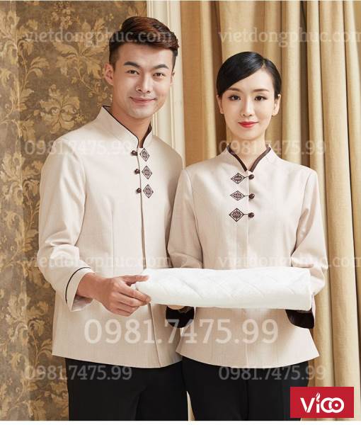 Địa chỉ may đồng phục buồng phòng giá rẻ, chất lượng, nhiều mẫu mới
