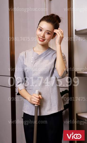 Địa chỉ may đồng phục buồng phòng giá rẻ, chất lượng, nhiều mẫu mới