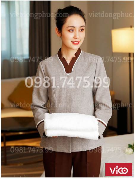 Địa chỉ may đồng phục buồng phòng giá rẻ, chất lượng, nhiều mẫu mới