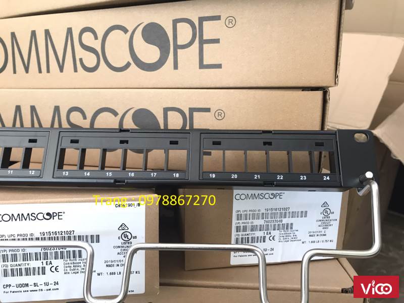 Cung cấp thanh đấu nối mạng 16/24/48 cổng cat5/cat6 sẵn hàng cho các công trình, dự án