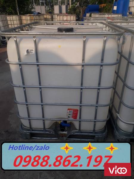 bồn nhựa ibc 1000 lít mới,tank IBC, tank nhựa cũ,thùng đựng nước 1000l