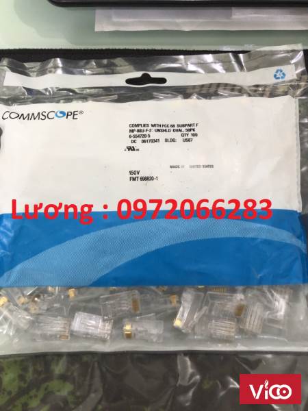 Hạt mạng RJ45 Cat6 Commscope/ AMP mã 65547203