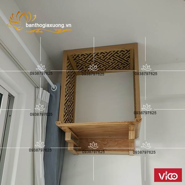 Mẫu bàn thờ treo tường hiện đại được ưa chuộng nhất hiện nay