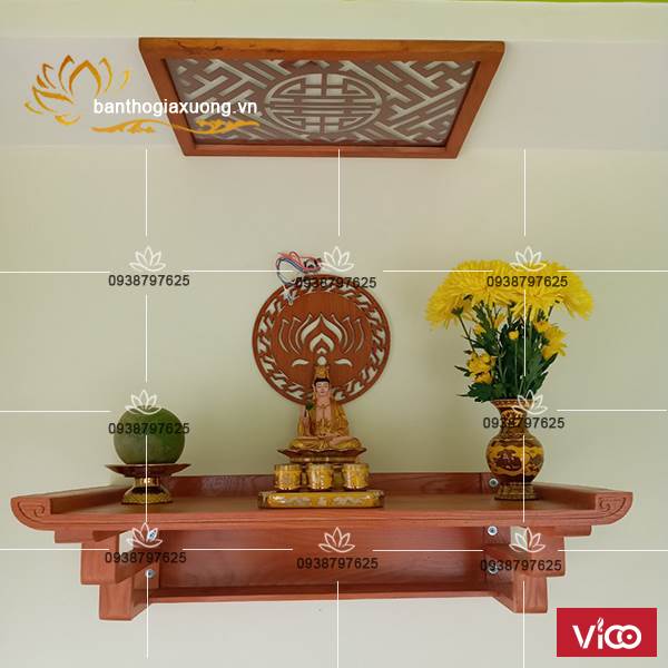 Mẫu bàn thờ treo tường hiện đại được ưa chuộng nhất hiện nay