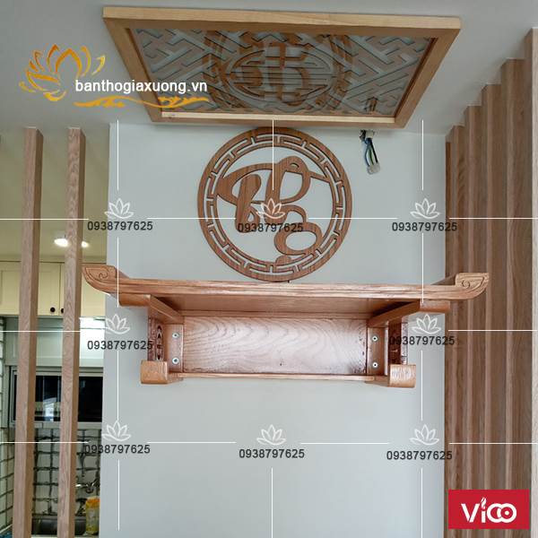 Mẫu bàn thờ treo tường hiện đại được ưa chuộng nhất hiện nay