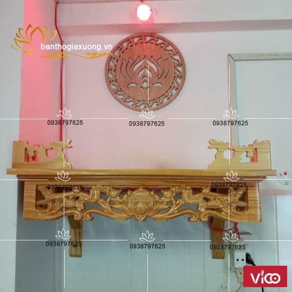 Mẫu bàn thờ treo tường hiện đại được ưa chuộng nhất hiện nay