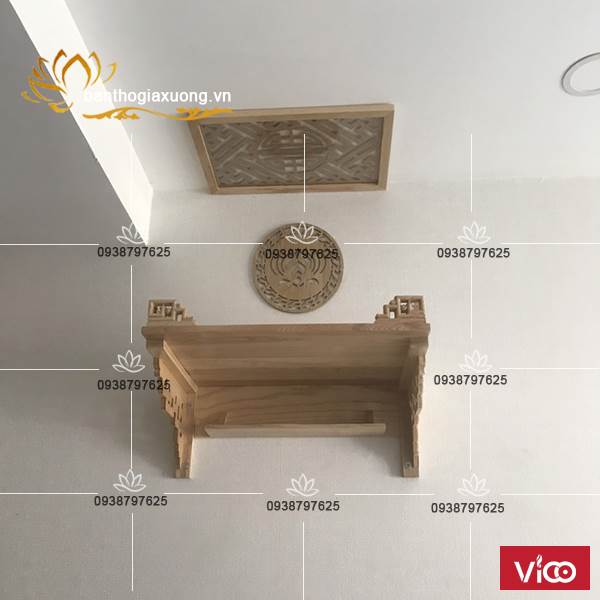Mẫu bàn thờ treo tường hiện đại được ưa chuộng nhất hiện nay