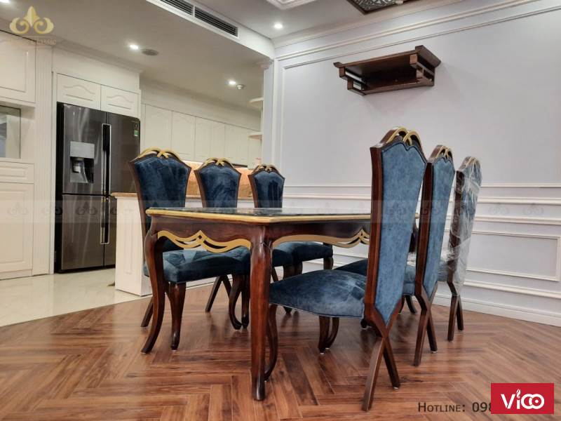 Thiết kế và thi công nội thất tân cổ điển tại chung cư King Place Hình ảnh thực tế