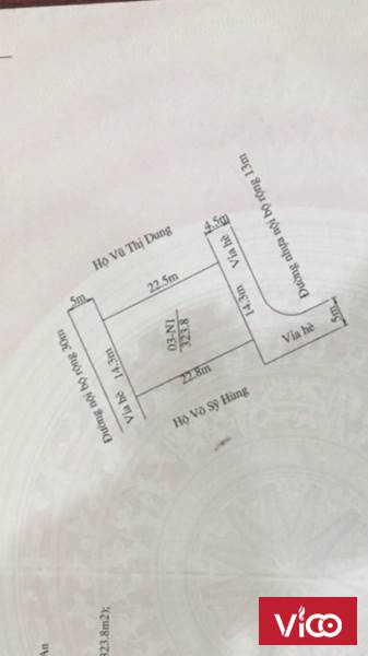 BÁN LÔ ĐẤT TRONG KHU PHÚC LỘC 1, LÊ HỒNG PHONG, HẢI AN, HẢI PHÒNG, DTMB 324M2 ĐƯỜNG NỘI BỘ 40 MÉT