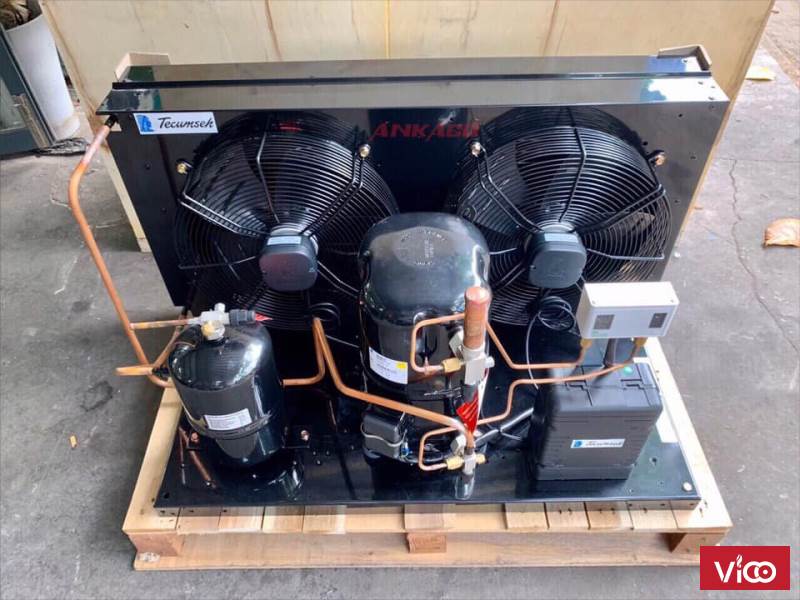 Lắp đặt Cụm máy nén dàn ngưng Tecumseh (TAG2522ZBREP ) 5 HP tận nơi, chạy đông, nhiệt độ 35oC
