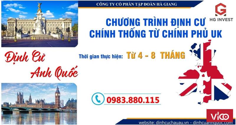QUỐC TỊCH ANH QUỐC THẬT DỄ DÀNG KHI BẠN MỞ DOANH NGHIỆP TẠI ĐÂY. Chỉ cần 1.5 TỶ TIỀN VỐN.