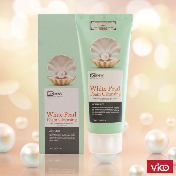 Sữa rửa mặt Ngọc Trai cao cấp Benew White Pearl 100ml