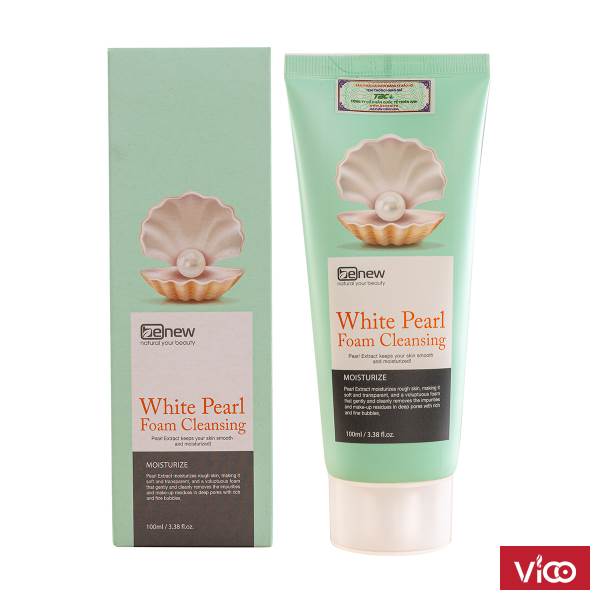 Sữa rửa mặt Ngọc Trai cao cấp Benew White Pearl 100ml