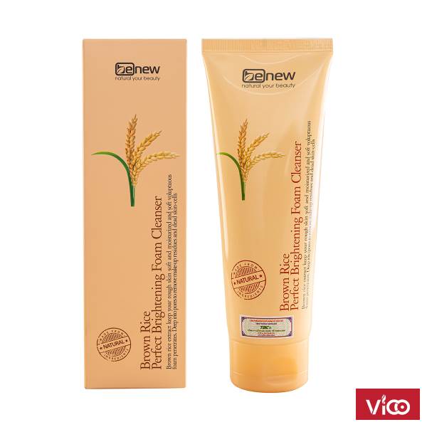 Sữa rửa mặt sáng da mầm Gạo Benew Brown Rice Brightening 160ml