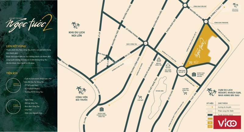 Cần bán đất biệt thự biển Dự án Đồi Ngọc Tước II, Đường 3/2, Phường 8, Vũng Tàu, Bà Rịa Vũng Tàu