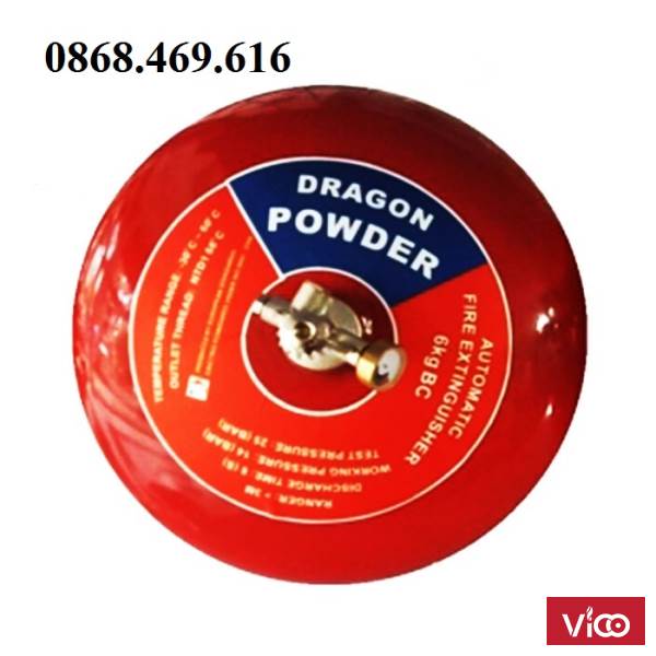 Bình chữa cháy tự động treo trần Abc 6kg