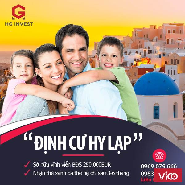 CHƯƠNG TRÌNH ĐỊNH CƯ HY LẠP NHẬN QUỐC TỊCH CHÂU ÂU