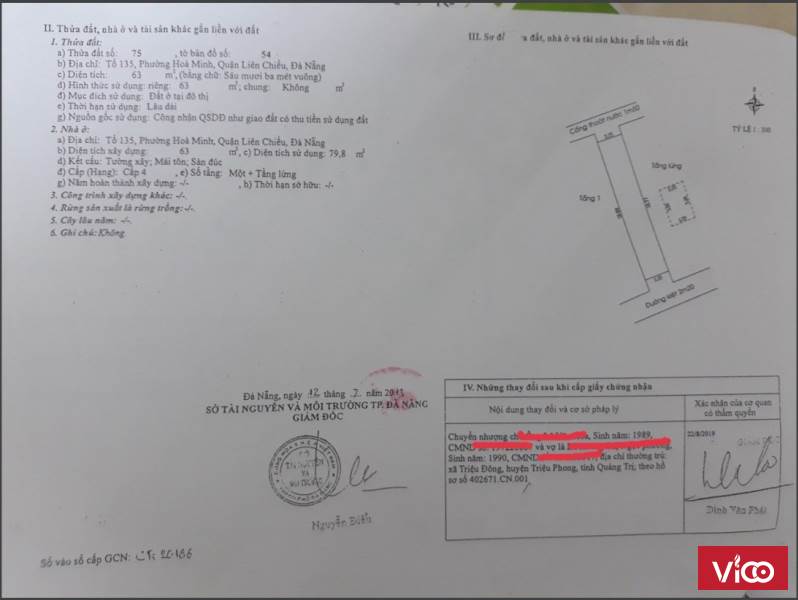 Chính chủ cần bán nhà gác lửng gần Đh Bách Khoa, Ubnd Q.Liên Chiểu