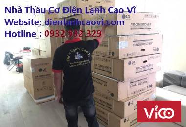 Lắp máy lạnh tại Cần Giờ Máy lạnh Cao Vĩ