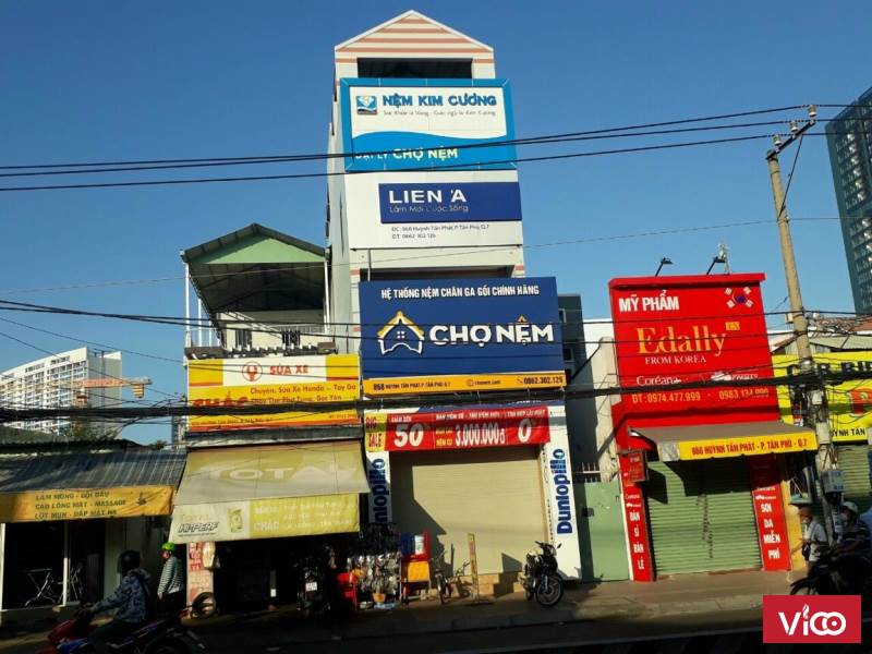 Cho thuê nhà mặt tiền đường Huỳnh Tấn Phát, Giá 30tr/tháng 84.943211439 Ms Hải