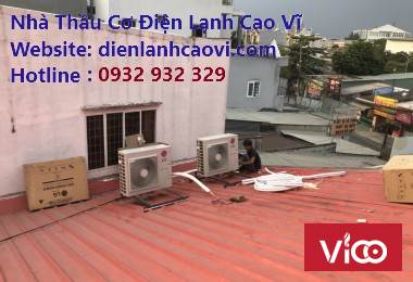 Lắp máy lạnh tại Củ Chi Tp.HCM Máy lạnh Cao Vĩ