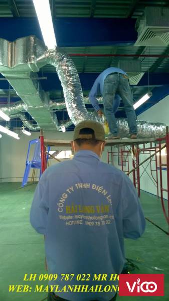 Tìm đại lý bán, thi công máy lạnh âm trần nối ống gió giá cực hot tại cần giờ