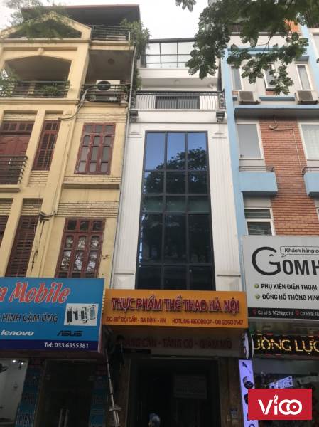 Chính chủ cho thuê nhà mặt phố Đội Cấn, Ba Đình DT 55m2 x 5 tầng Giá 43 tr/th LH 0836022481