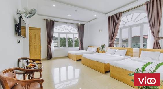 Cho thuê khách sạn 400m2 đường Hùng Vương, Đà Lạt giá 30tr/tháng