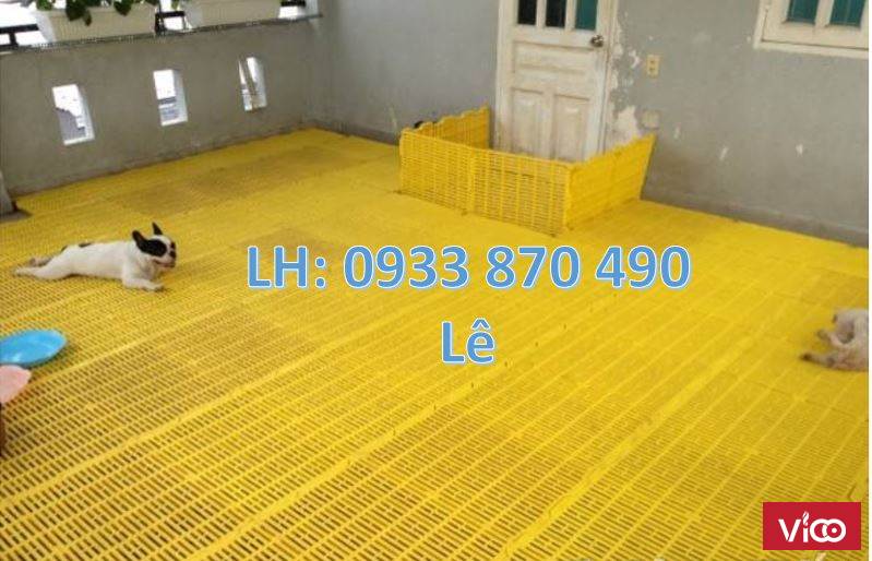 Sản Xuất Tấm Nhựa Lót Sàn Heo, Chó, Dê, Mèo Tại TPHCM