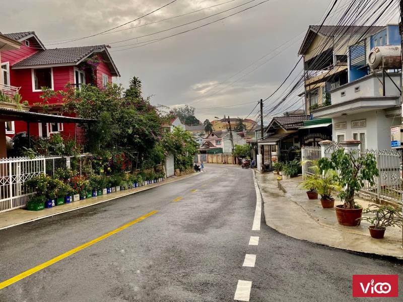 Bán nhà đất mặt tiền đường Thi Sách phường 6 Đà Lạt.