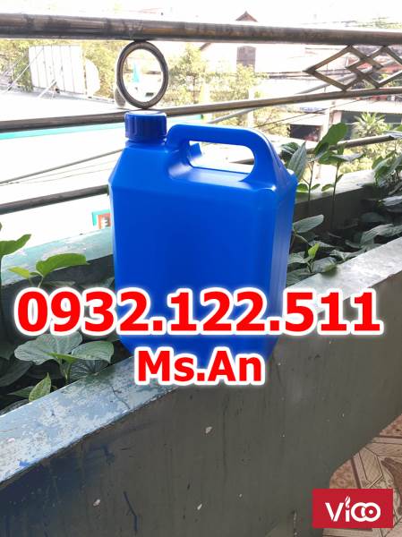 BÁN CAN NHỰA MÀU XANH DƯƠNG 5L GIÁ RẺ
