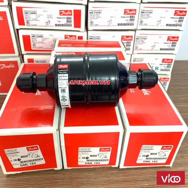 chuyên bán phin lọc Danfoss DML 165, giao hàng tận nơi