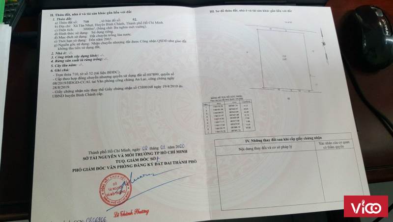 Bán lô đất giá rẻ 5.000m2 đất vườn (CLN) tâm huyết tại đường D4 ,xã Tân Nhựt, Bình Chánh