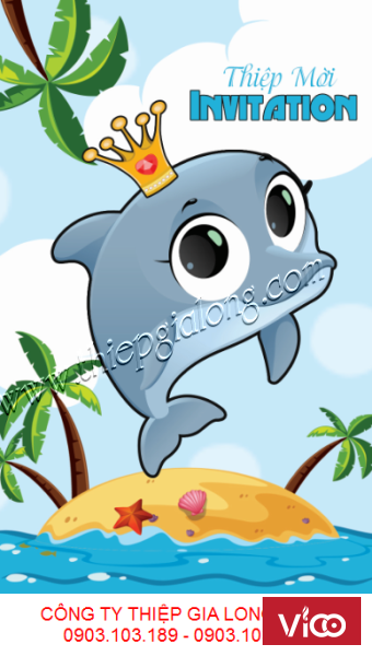 Thiệp mời đầy tháng giá siêu rẻ