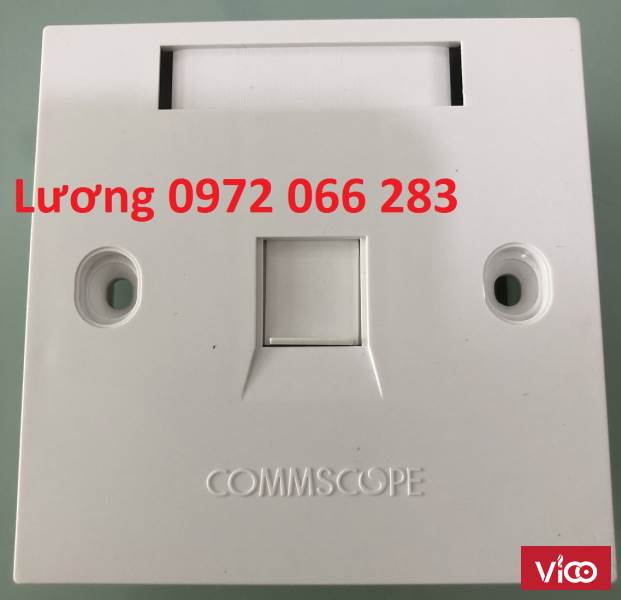 Mặt 1 Port Wallplate AMP Face Plate 18590491 mặt nạ vuông