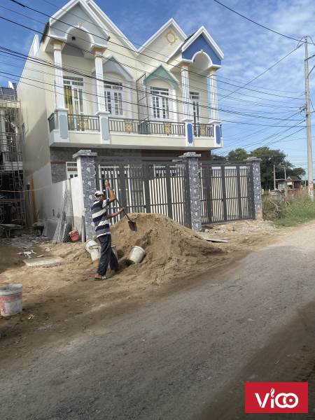 Nhà 1 Trệt 1 Lầu Mới Xây Khu Công Nghiệp Xuyên Á Long An