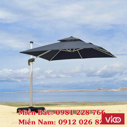 Ô lệch tâm vuông 3m Sản phẩm bền, đẹp trang trí cho các bãi biển