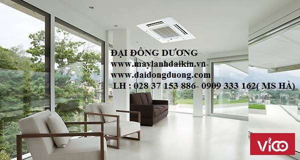 Sử dụng gas R410 giúp cho điều hòa âm trần cassette hoạt động êm ái