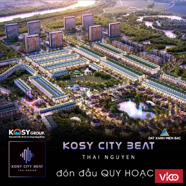 Căn góc đường to giá rẻ dự án Kosy City Beat Thái Nguyên